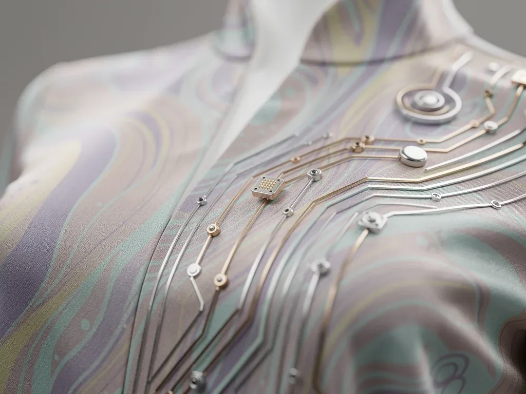 Digital prints and smart fabric integration in Spring 2026 fashion.