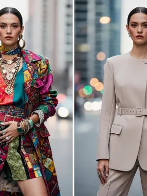 Maximalist vs Minimalist Fashion Trend 2026