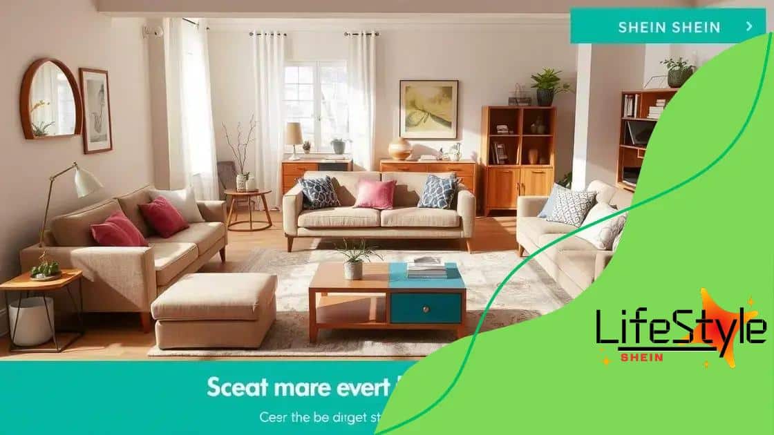 Benefits of Shein’s affordable furniture options