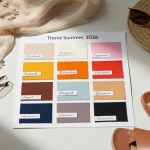 Vibrant summer 2026 color palette for fashion trends