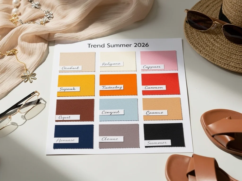 Summer 2026 Color Palette: 7 Defining Fashion Hues